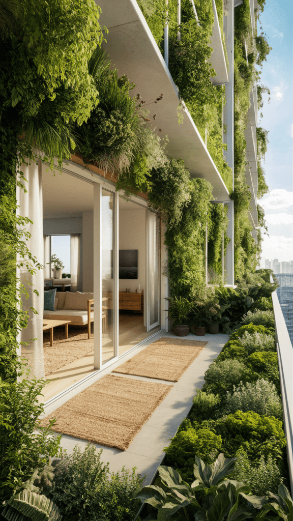 biophilic design in balcony