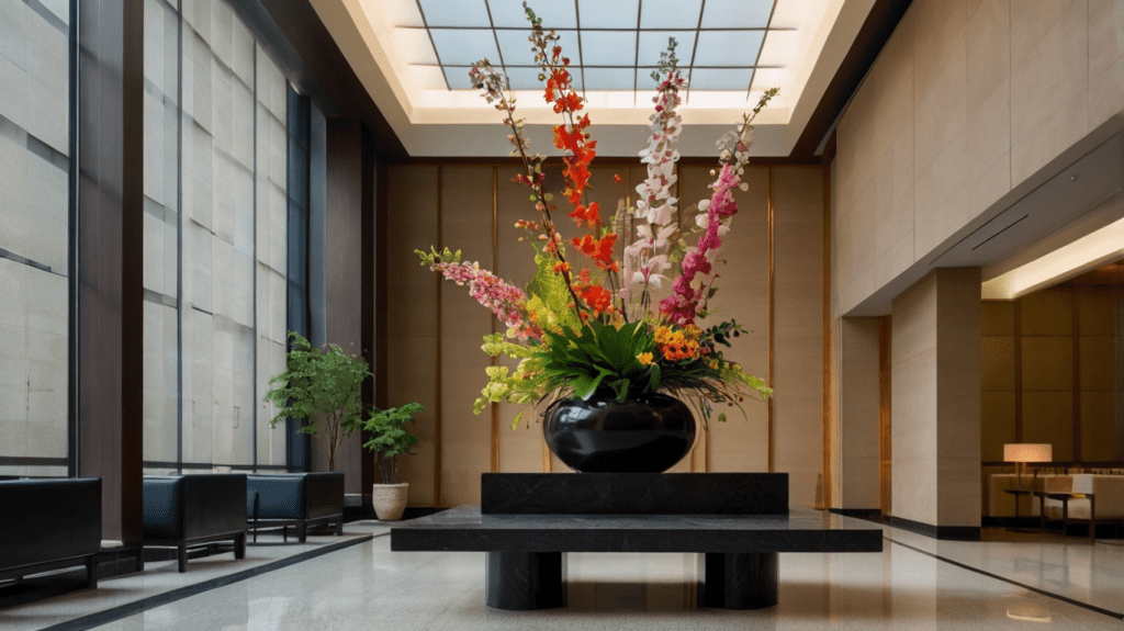 modern hotel lobby 