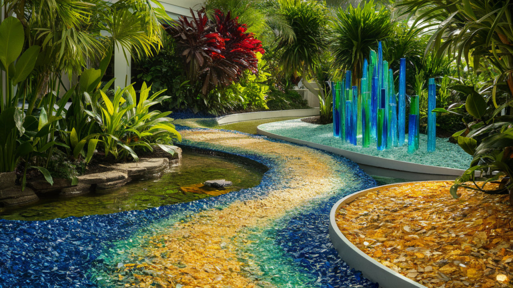 Recycled Glass Landscaping