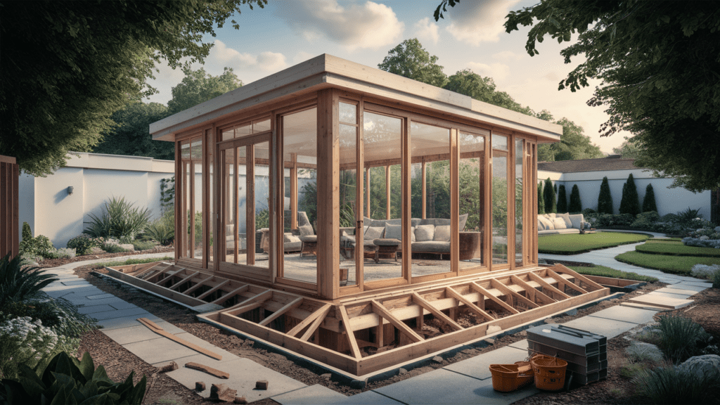 Structural Elements of a Garden Room