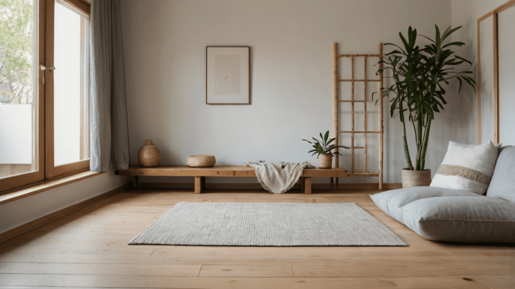 Decluttering and Minimizing a zen meditation space