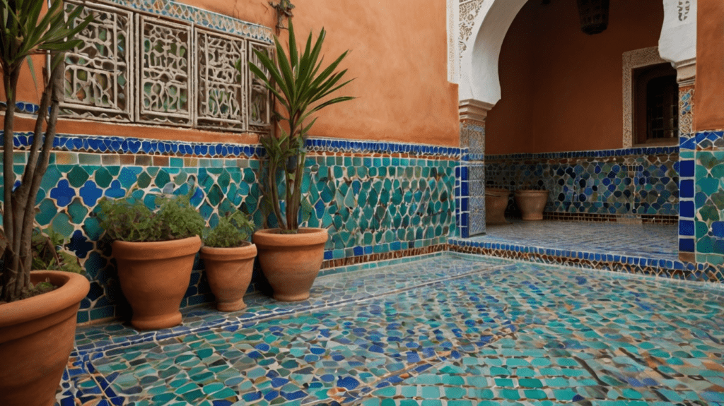 Incorporating Moroccan Tiles in outdoor spaces