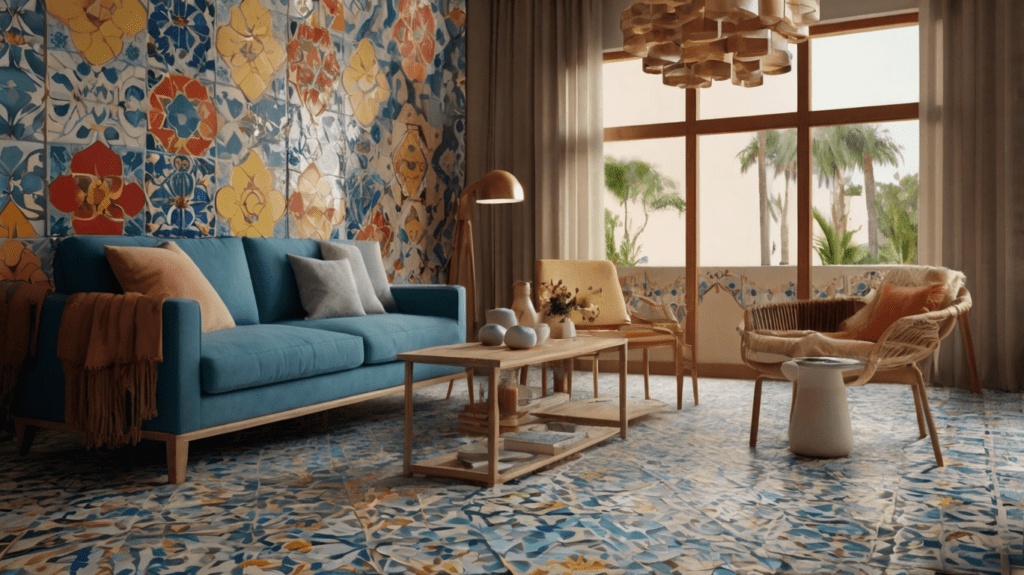 Complementing Moroccan Tiles with Other Design Elements