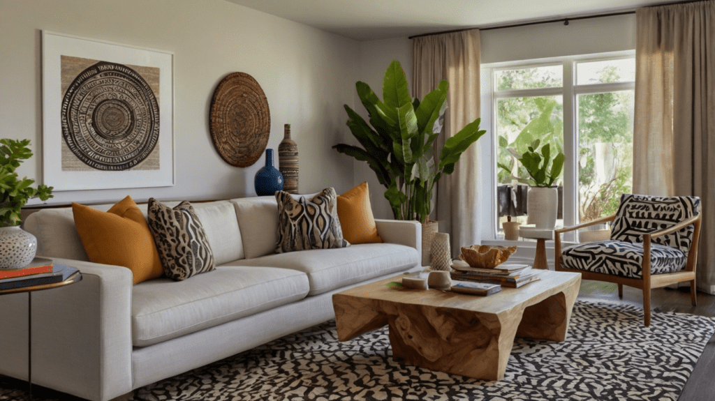 Balancing Bold African Prints in Your Decor