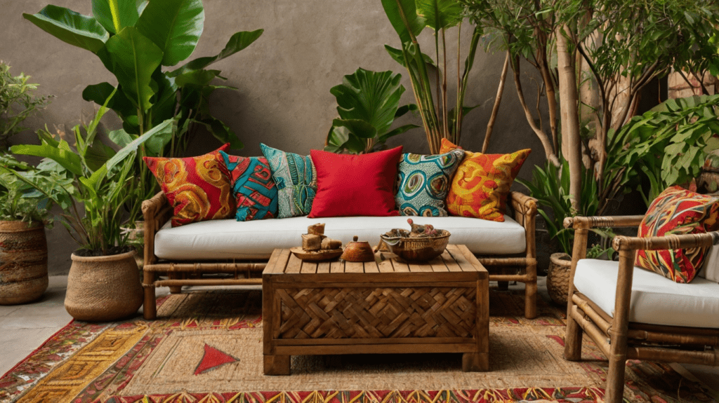 Outdoor Spaces and African Prints